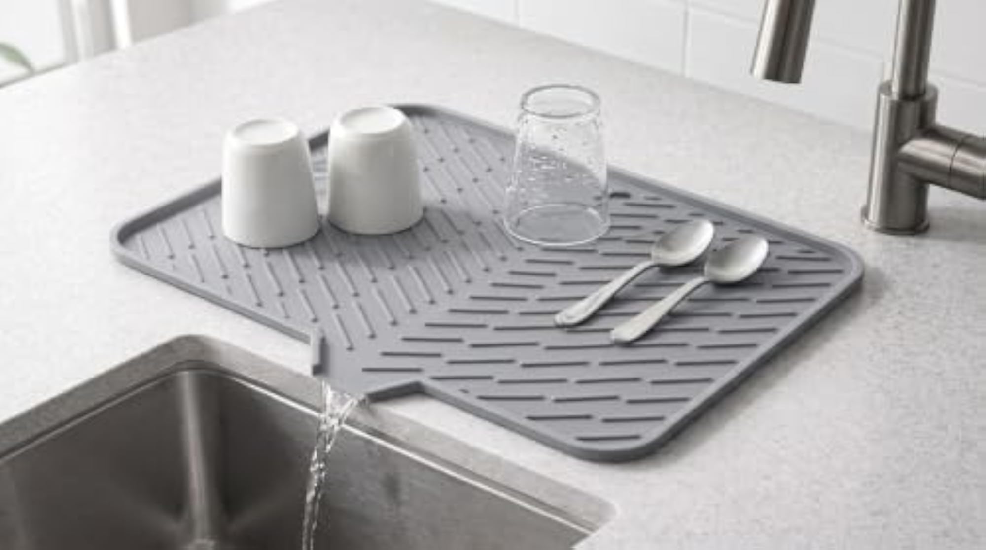 FlexiDrain Multi-Purpose Sink Drying Mat
